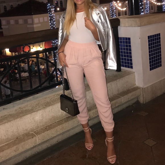 naked wardrobe Pants - Naked wardrobe pink jogger